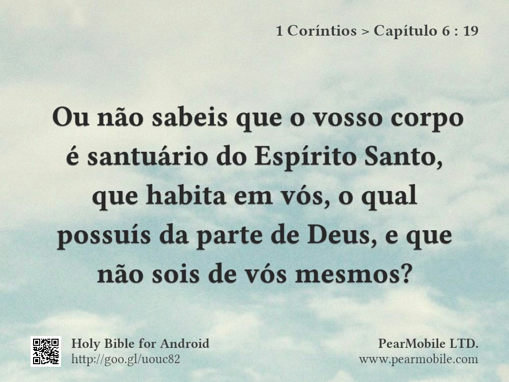 1 Coríntios, Capítulo 6:19